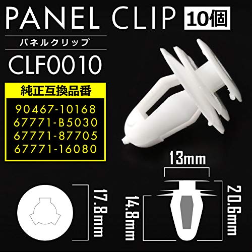 エンミルンルート Amazon | INEX トヨタ パネルトリムクリップ 10個セット 純正